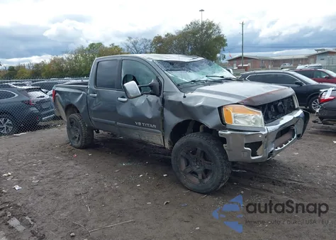 2014 Nissan Titan Sl из США, поврежденный, VIN 1N6BA0EC3EN509578